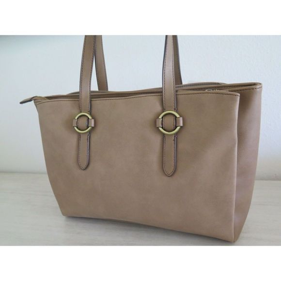 Relic By Fossil RLH0908235 Camel Brown Joni Double Shoulder Bag Purse - Picture 3 of 8